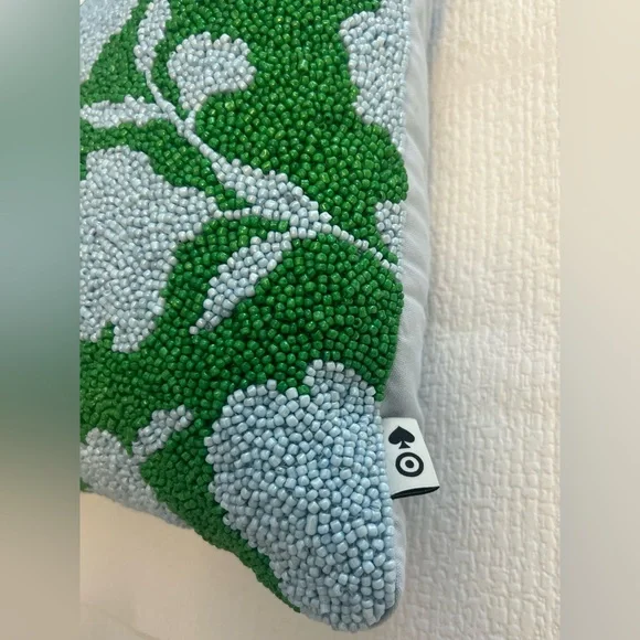Kate Spade Target beaded Floral Green and Blue Throw Pillow
12x12 - Picture 6 of 7